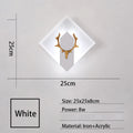 Applique murale linéaire LED fer noir