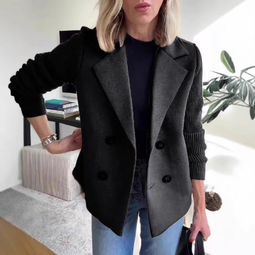 Veste à revers croisé