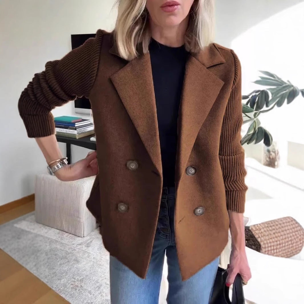 Veste à revers croisé