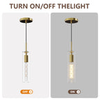 Trio Doré Gold Pendant Light Set - full silhouette detail