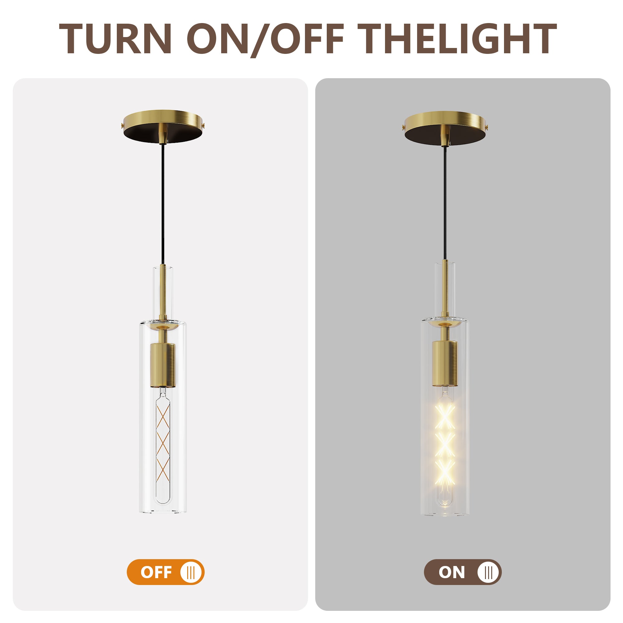 Trio Doré Gold Pendant Light Set - full silhouette detail