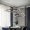 Bedroom Light Dining Room Glass Ball Chandelier – studio product photo | Belloriana