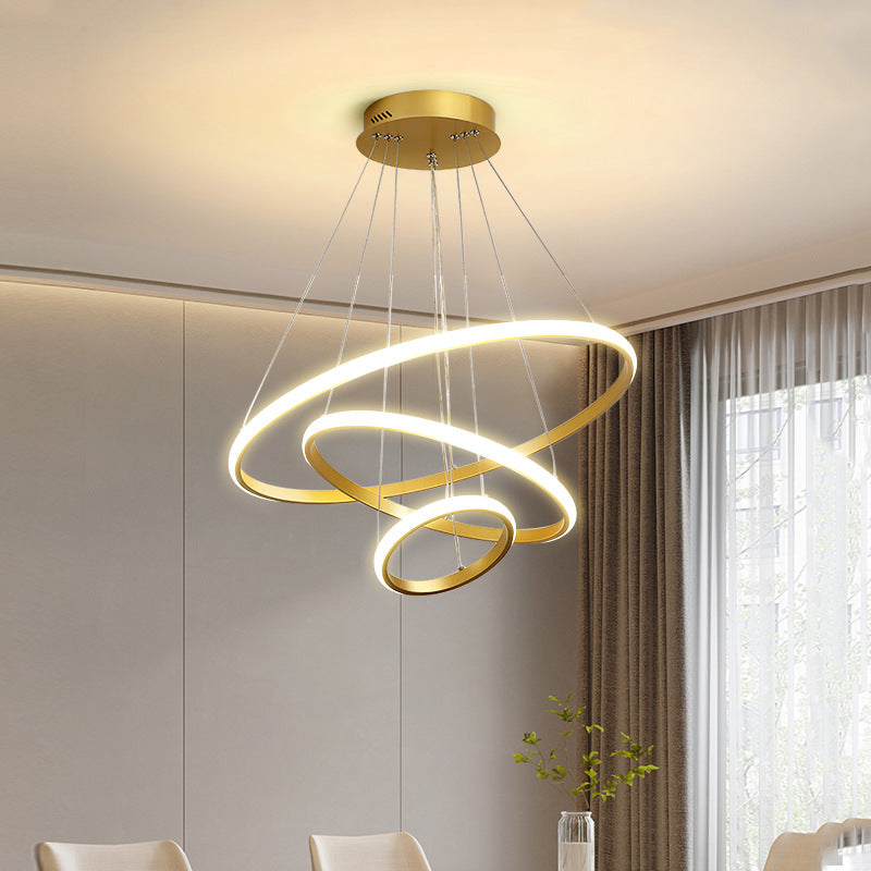 Living Room Chandelier Dining Room Lamp Intelligent Simple Household Chandelier – studio product photo | Belloriana