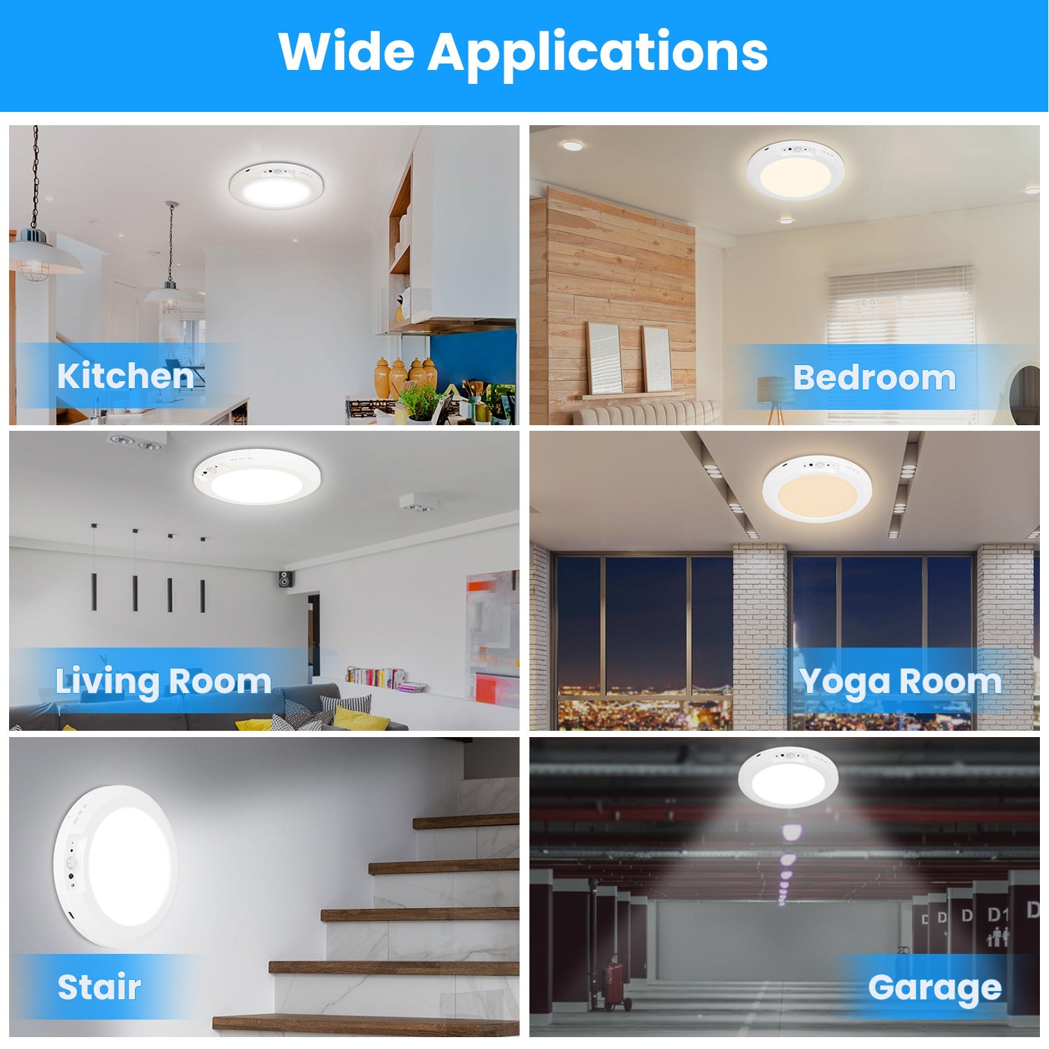 Détecteur ceiling light switched on
