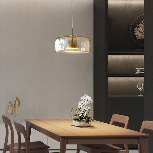 Suspension vintage Amber Glow