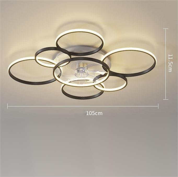Ceiling Suction Living Room Bedroom Fan Light – detail view 4 | Belloriana