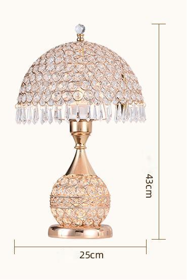 Crystal Desk Lamp Bedroom Bedside Lamp – detail view 6 | Belloriana