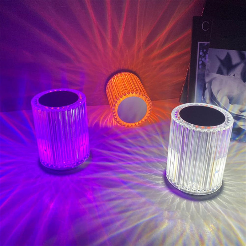 Crystal Lamp Table Lamp Atmosphere Creative Line Small Night Lamp LED Lights – detail view 3 | Belloriana
