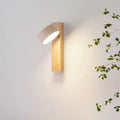 Applique murale LED en bois rotative