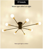 Octopode lamp full silhouette