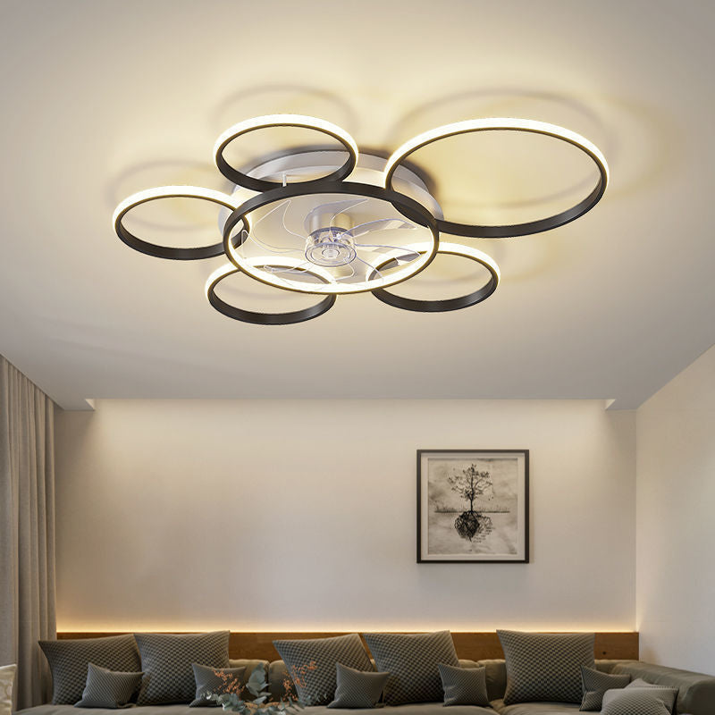 Ceiling Suction Living Room Bedroom Fan Light – detail view 1 | Belloriana