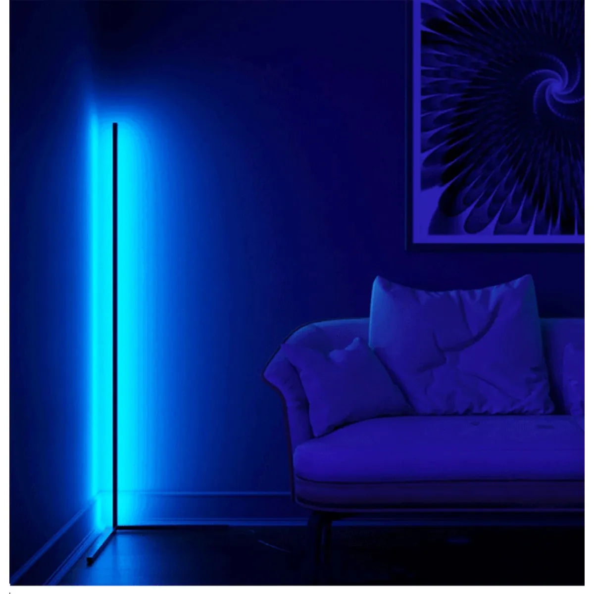 Lampadaire Douze ambiance salon