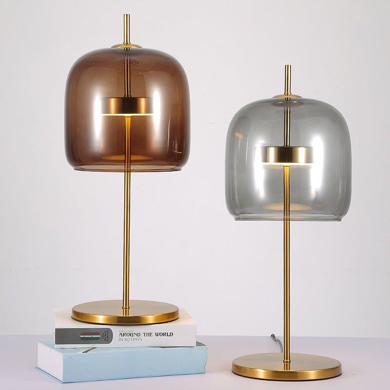Lampe de Chevet LED Verre Sculptural