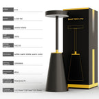 Nomade Portable Rechargeable Lamp - illuminated warm glow