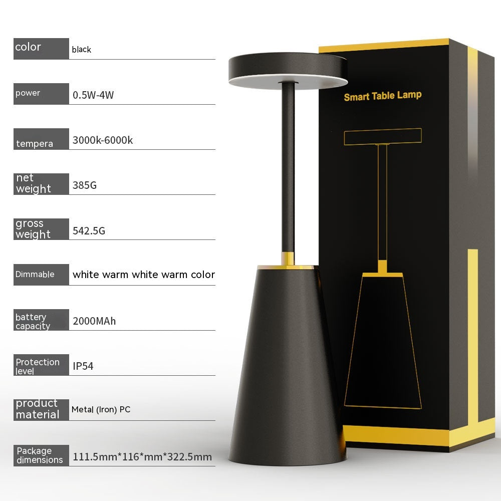 Nomade Portable Rechargeable Lamp - illuminated warm glow
