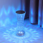 LED Crystal Rechargeable Bedroom Atmosphere Table Lamp – detail view 5 | Belloriana