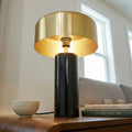 Lampe de Bureau Cinétique Dorée