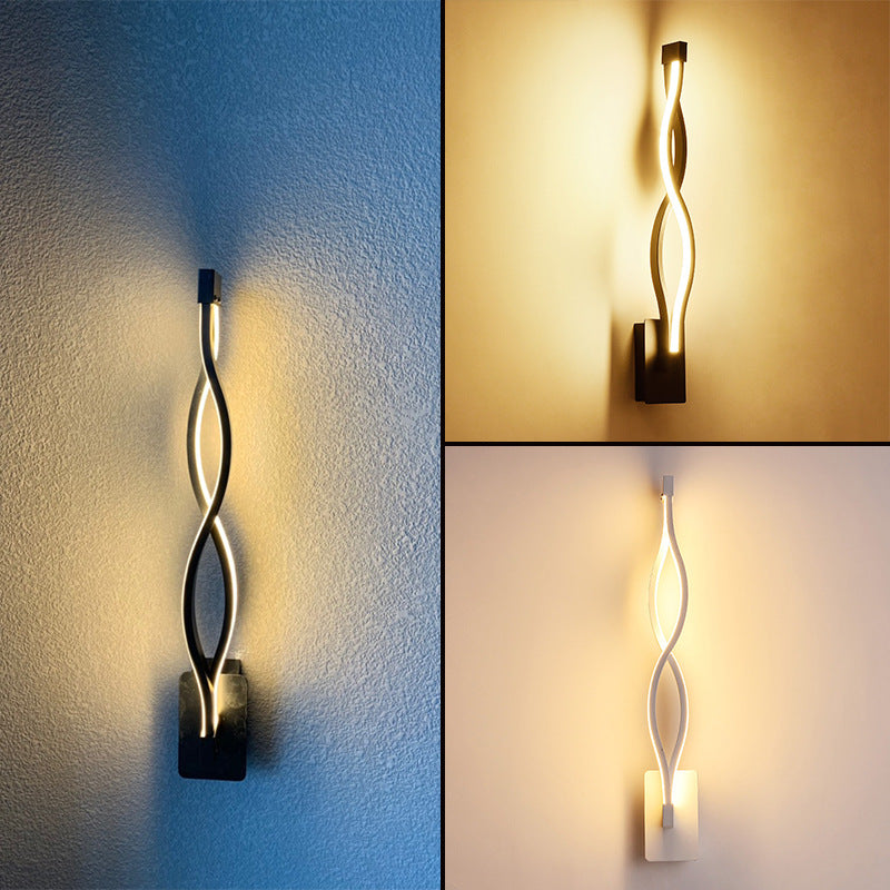 LED Aluminum Wave Wall Light – detail view 4 | Belloriana