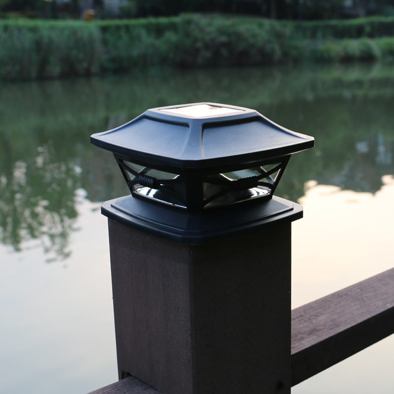 Lampe Solaire Pilier de Jardin