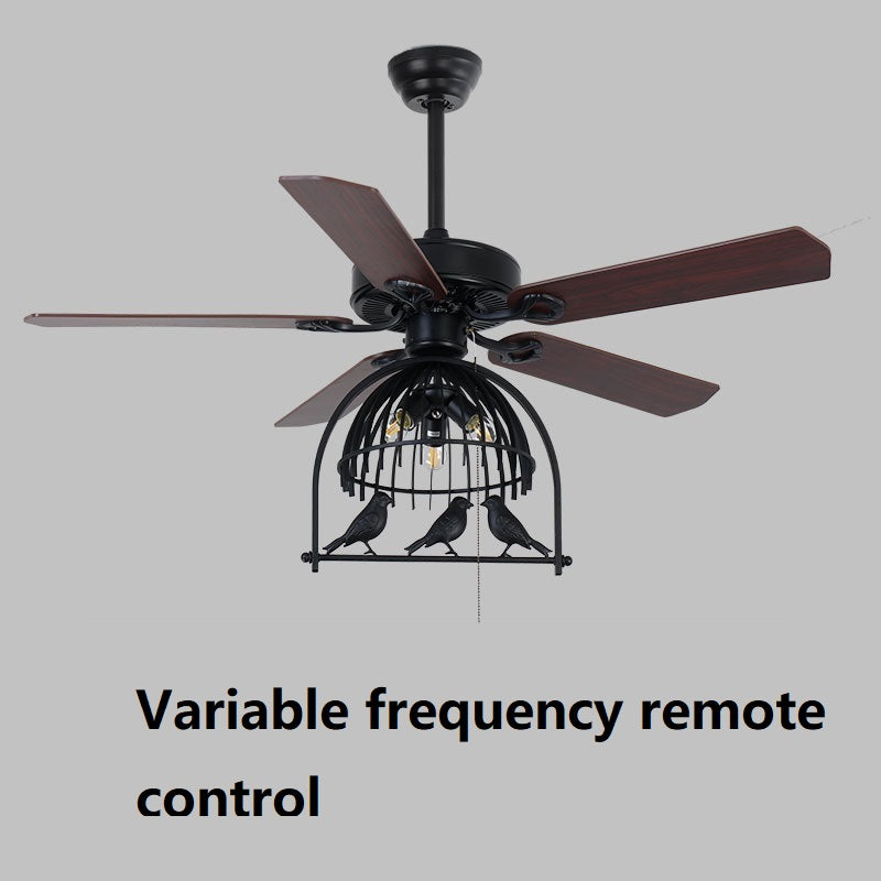 Retro Industrial Fan Lamp Ceiling Fan Lamp – detail view 4 | Belloriana