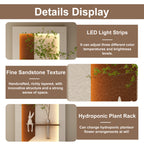 Oasis wall décor light remote control detail