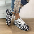 Chaussures à lacets et semelle épaisse