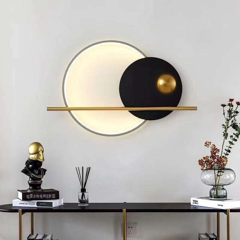 Ivoire Minimalist Bedside Wall Lamp - mounted above nightstand