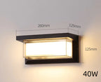 Rivage Waterproof Outdoor Wall Lantern - garden pathway lifestyle setting