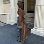 Manteau Long Croisé