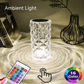 Crystal Rose Lamp Atmosphere Creative LED Table Lamp – studio product photo | Belloriana