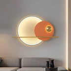 Ivoire Minimalist Bedside Wall Lamp - close-up of shade texture