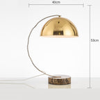 Sculpt desk lamp switched on