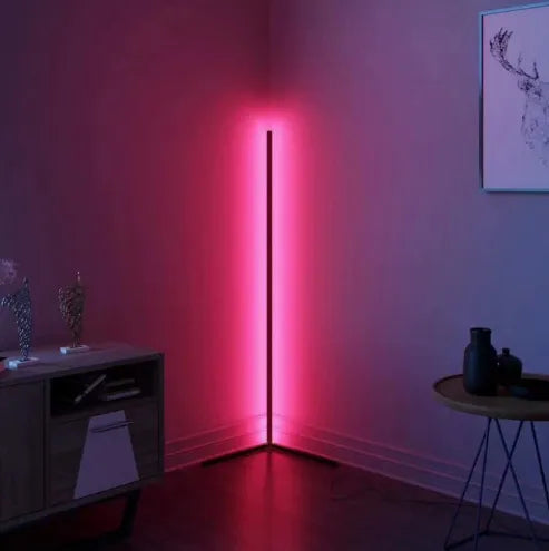 Lampadaire LED RVB - détail