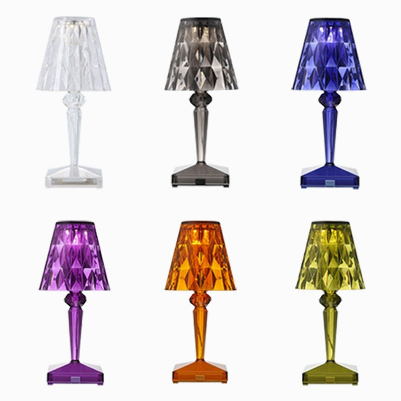Cristal lamp color variations