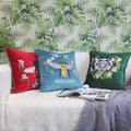 Housse de Coussin Velours Brodée