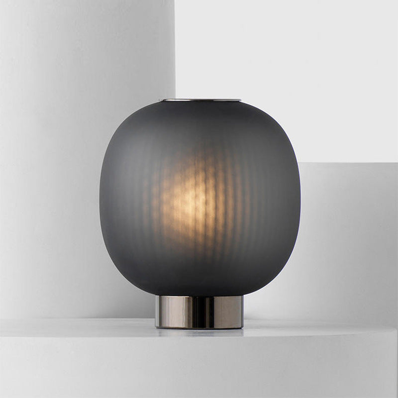 Lampe de Table en Verre Minimaliste Design Contemporain