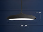 Nordique Minimalist LED Chandelier - ceiling mount detail