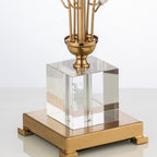 Cristalys table lamp base close-up
