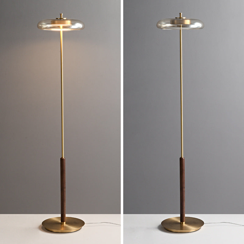 Noyer lamp tricolor dimming detail
