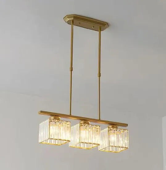 Lustre cristal - ambiance salle à manger