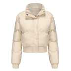 Manteau chaud à manches courtes