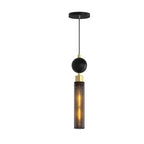 Suspension fer noir ambiance