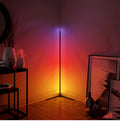 Nordic RGB Corner Floor Lamp Modern Simple – studio product photo | Belloriana