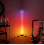 Nordic RGB Corner Floor Lamp Modern Simple – studio product photo | Belloriana