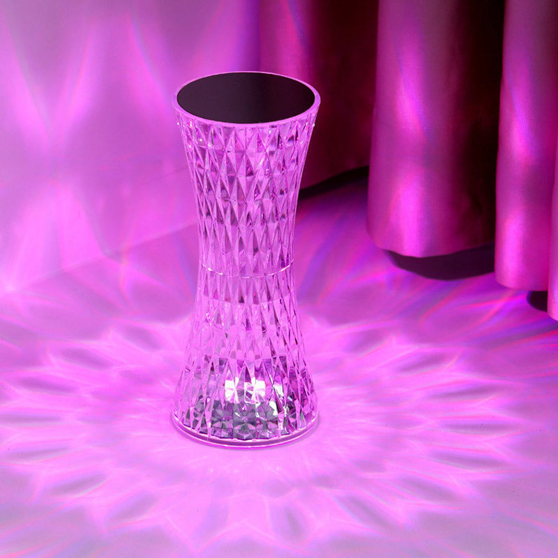LED Crystal Rechargeable Bedroom Atmosphere Table Lamp – detail view 2 | Belloriana