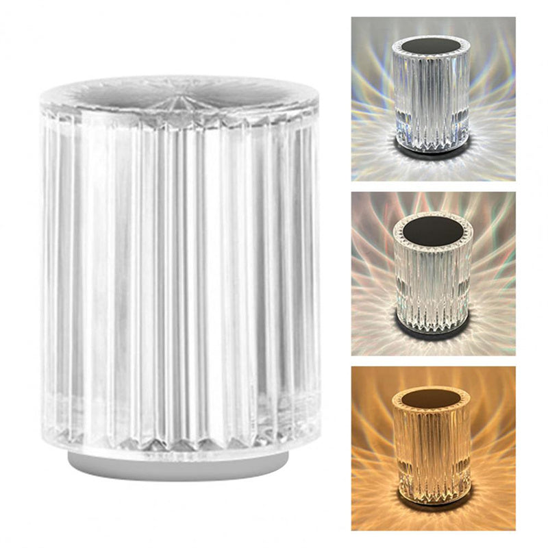 Crystal Lamp Table Lamp Atmosphere Creative Line Small Night Lamp LED Lights – detail view 2 | Belloriana