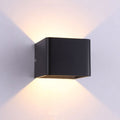Applique murale LED cubique aluminium
