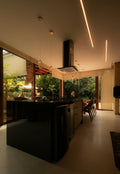 Glide Under-Cabinet LED Light Bar above a kitchen island