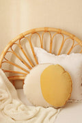 Coussin en velours soleil et lune